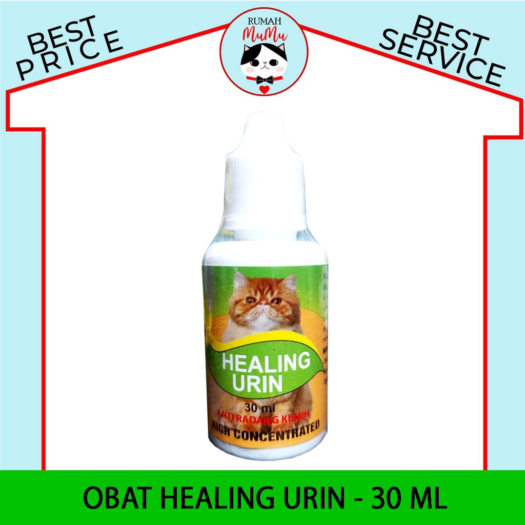OBAT ANTI RADANG KEMIH KUCING HEALING URINE - 30ml