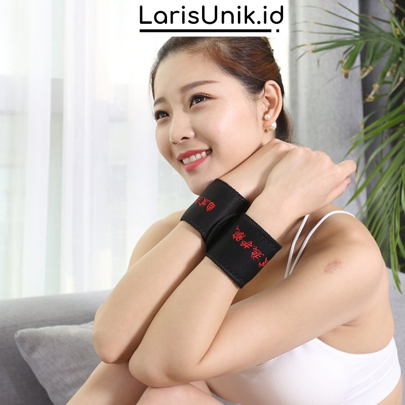 Deker Tangan Alat Terapi Pergelangan Tangan Perawatan Tubuh Sabuk Terapi 2 Pcs
