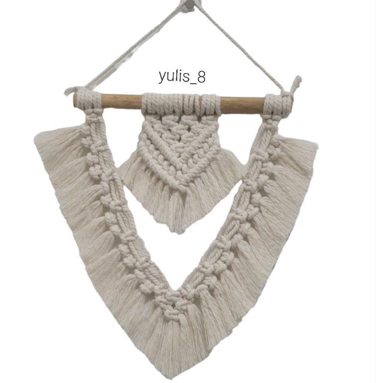 macrame wallhanging (hiasan dinding)
