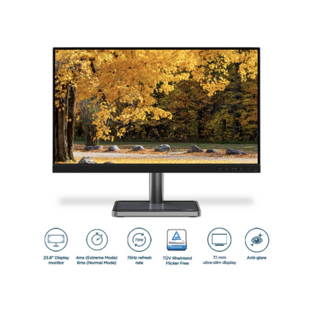 Monitor LENOVO LED L24i-30 66BDKAC2WW 23.8&quot; IPS 75Hz FHD HDMI VGA