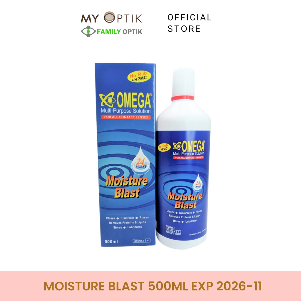 Omega Moisture Blast 500ml solution air softlens