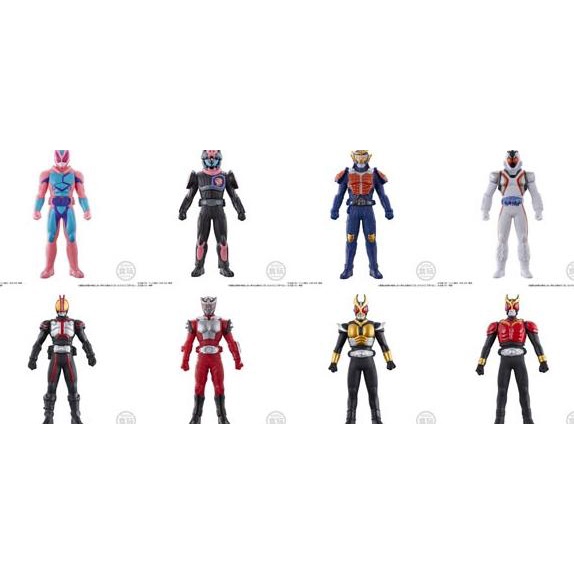 BANDAI Sofubi Hero Kamen Rider Revice & Legend Kamen Rider [8PACK]
