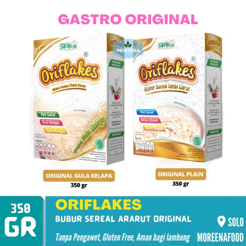

Oriflakes - Bubur Instan Umbi Garut Rasa Orginal Plain 350gr