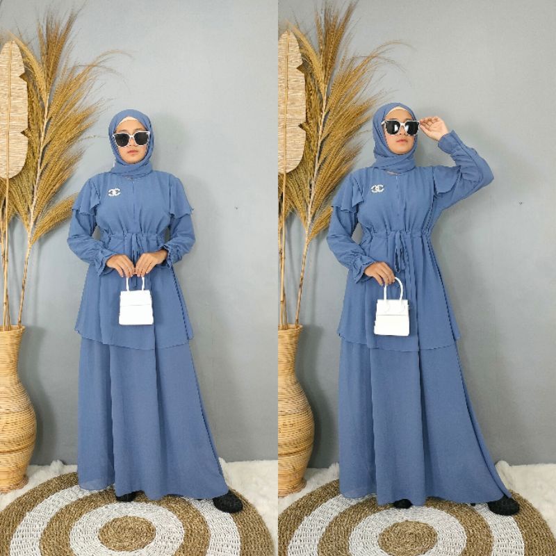 Gamis set Pasmina JR One Collection