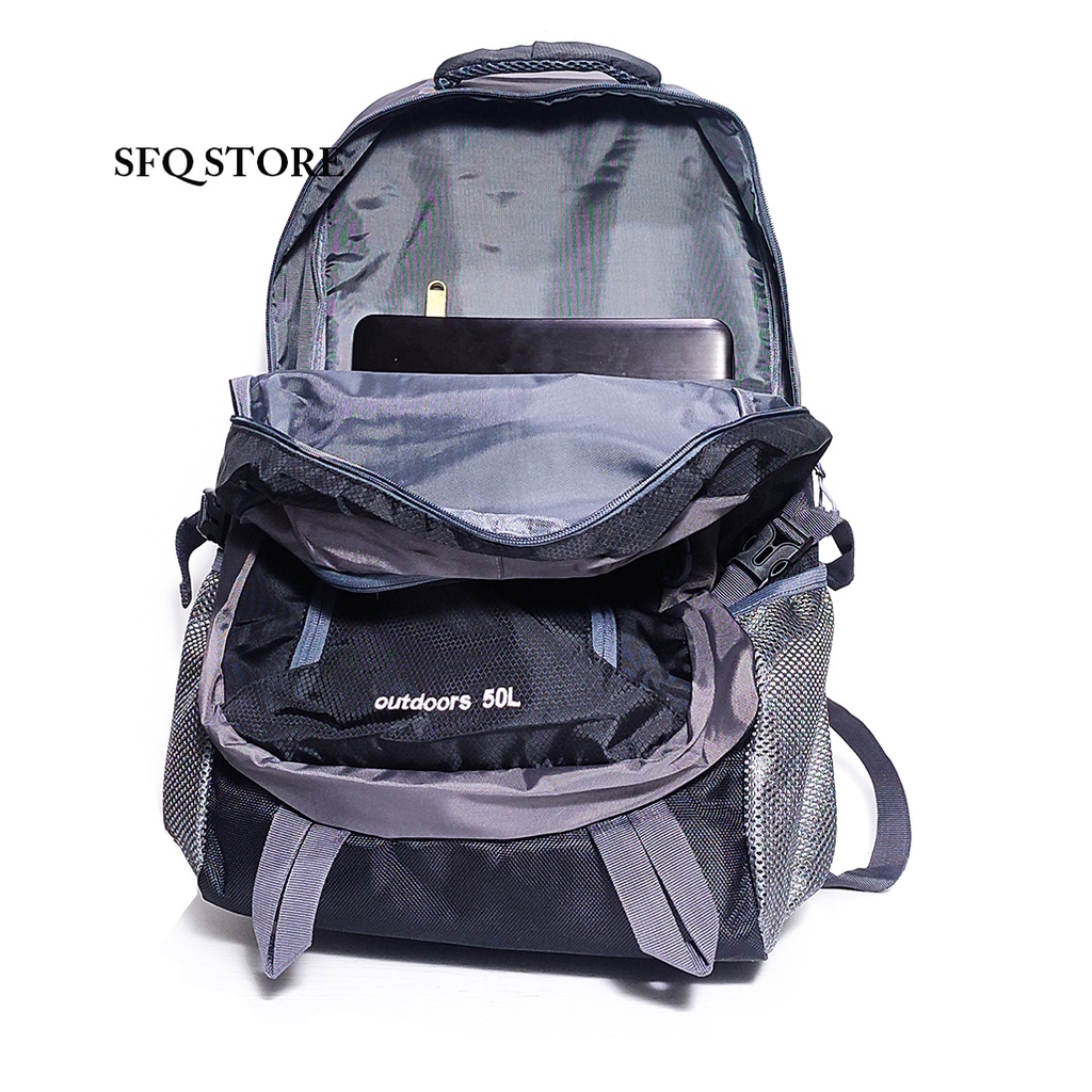 Tas Ransel Hiking TNF 50 L Tas Travelling Outdoor Impor Jumbo