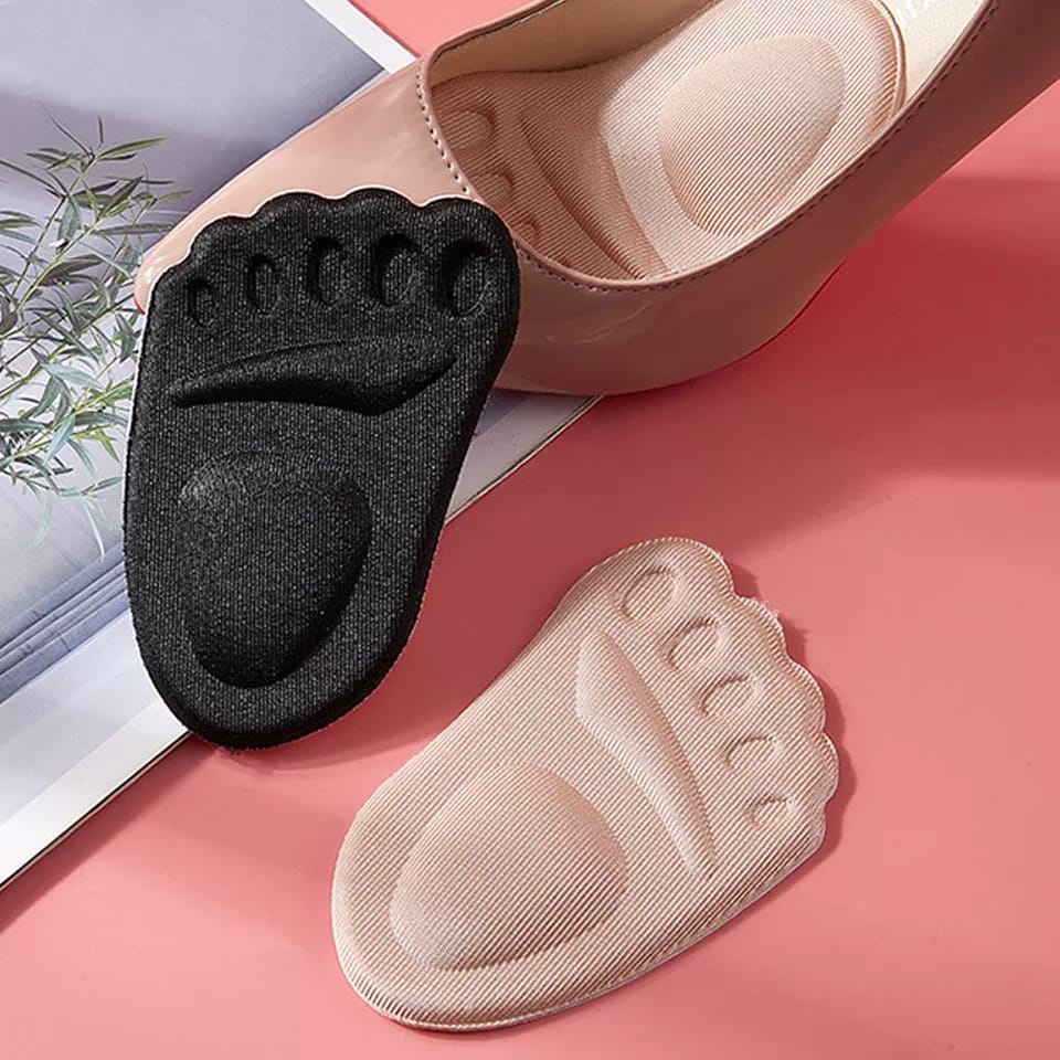 SEPASANG BANTALAN DEPAN SEPATU GANJELAN SEPATU KEBESARAN BUSA SEPATU PENCEGAH KAKI PEGAL