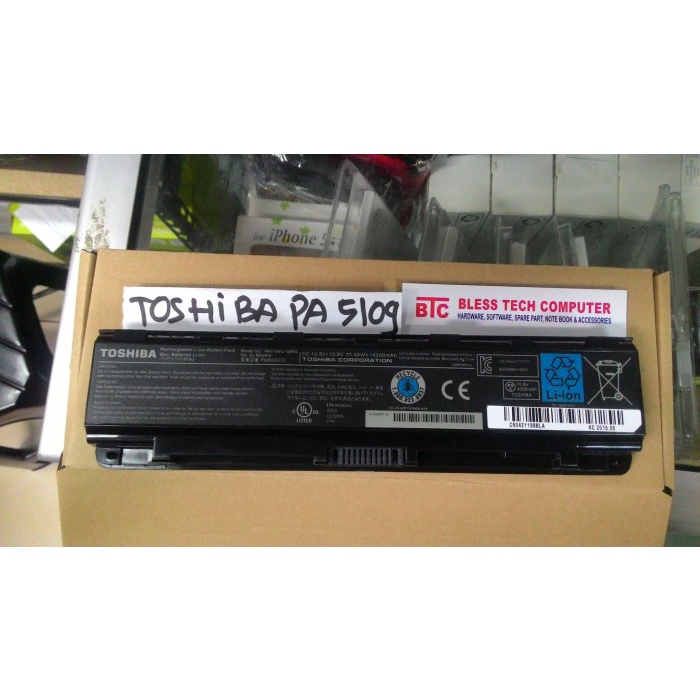 Original Baterai TOSHIBA Satellite C40 C40-A C50 C50D C55 C70 C75 S70