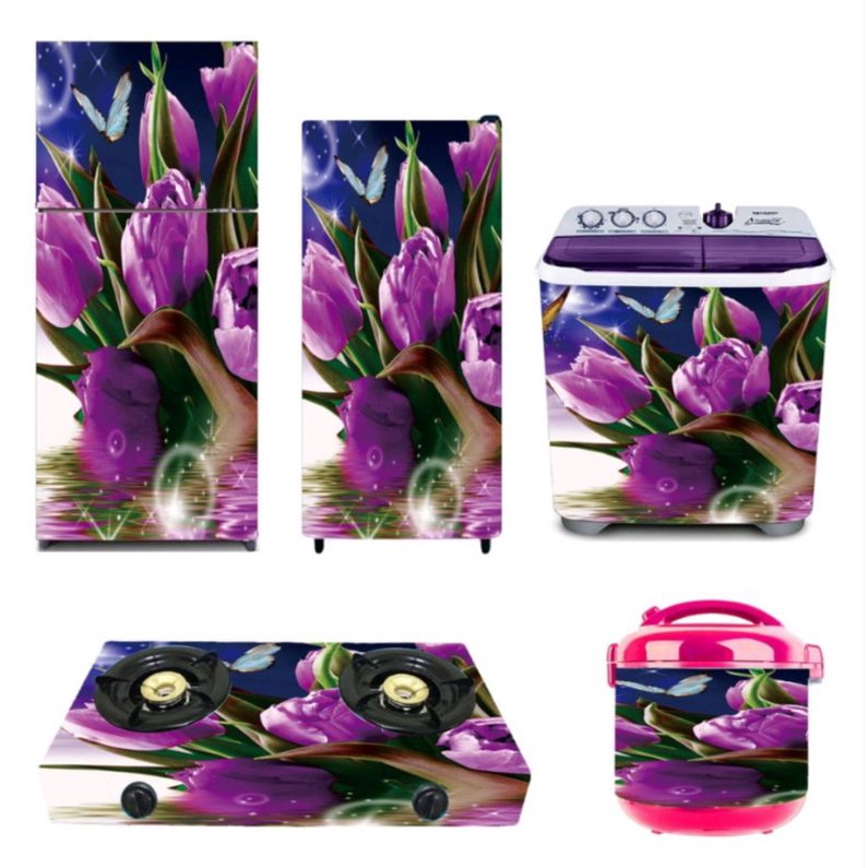 Stiker Kulkas 1 Pintu / Stiker Kulkas 2 Pintu / Stiker Kompor / Stiker Mesin Cuci / Stiker Rice Cook