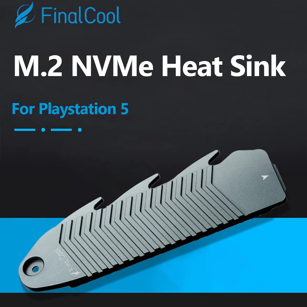 FinalCool M.2 SSD NVMe M2 2280 Heatsink Cooler Thermal Cooling for PS5