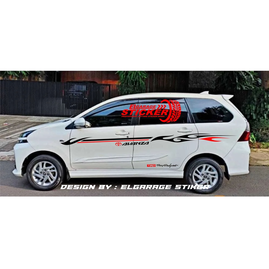 Stiker mobil avanza cutting stiker tribal body avanza stiker variasi body avanza xenia ertiga sigra