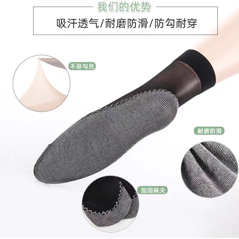 ⭐️𝐈𝐇𝐒 𝟖𝟎𝟎 𝐋𝐚𝐦𝐩𝐮𝐧𝐠⭐️Kaos Kaki Stocking Pendek Wanita Anti Licin Slip Tipis Lembut Transparan