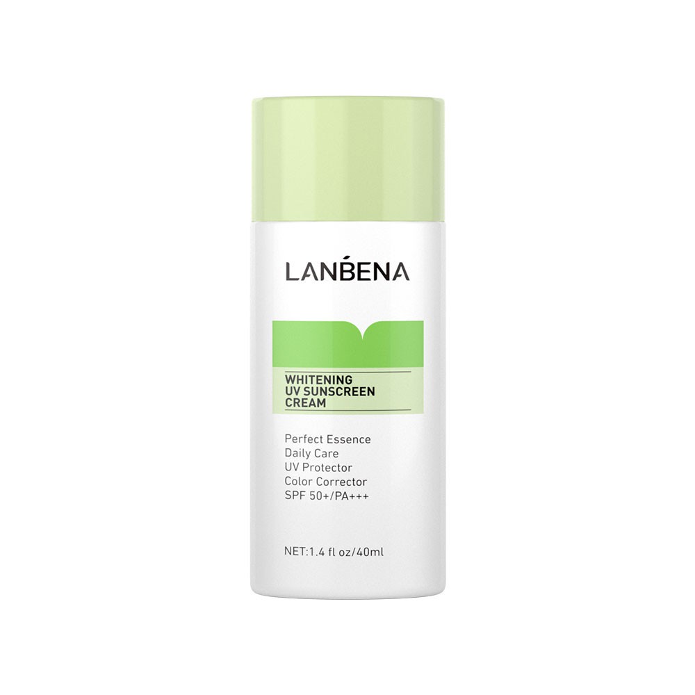 [BPOM] LANBENA Whitening UV Susncreen Cream Green - Menyamarkan (40 ml)