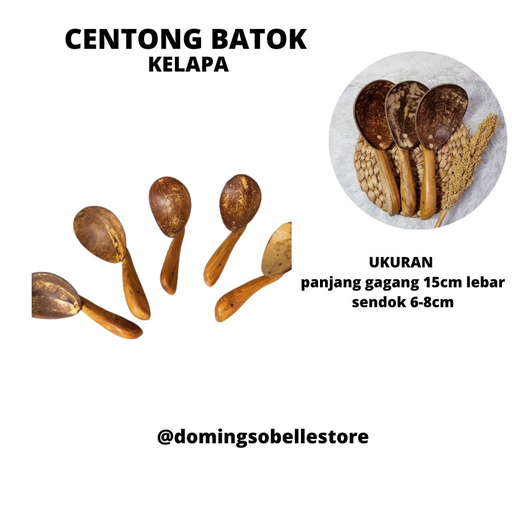 ✅centong nasi batok kelapa / CENTONG BATOK KELAPA / Sendok Nasi Batok Kelapa / centong nasi tempurun