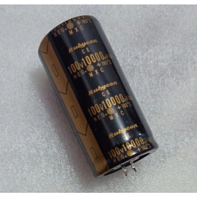 Elco Rubycon 10000uF 100V Hitam