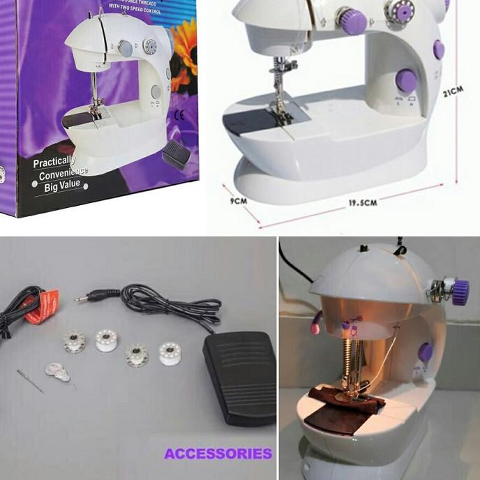 ✰ Mesin Jahit Portable mini SM202A FHSM202 ❇
