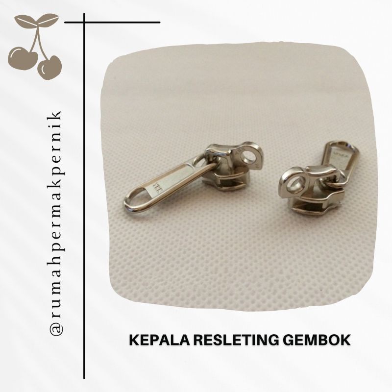 Kepala Resleting Gembok No. 8