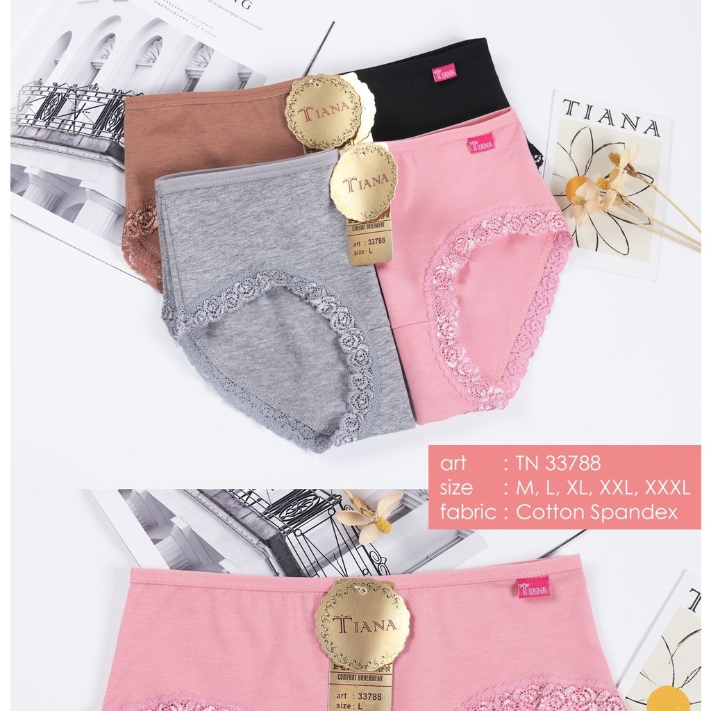 Celana Dalam Wanita Renda Paha TIANA ART 33788 / CD Dalaman Perempuan