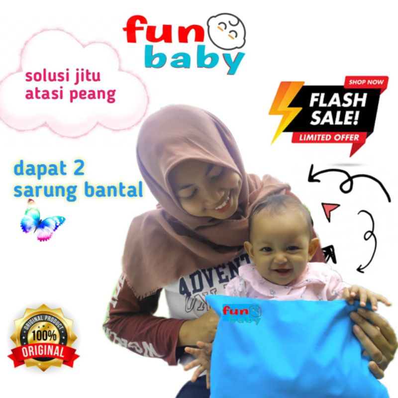 bantal bayi khusus kepala peyang 2 sarung bantal