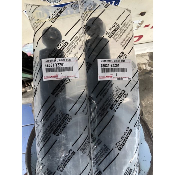 Shokbeker Daihatsu Xenia blk gas 48531-YZZ01 asli [ pc ] -63573