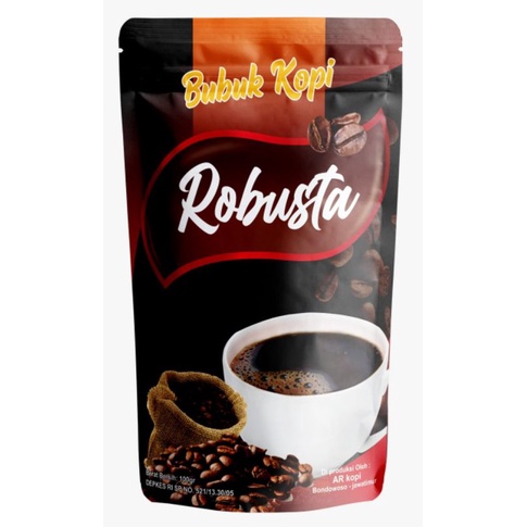 

Bubuk kopi robusta murni 100%