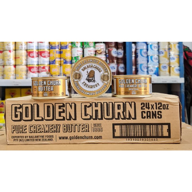 

Golden Churn Butter 340gr/Butter Golden Churn/Butter Cap Tong 340g/Rum Butter