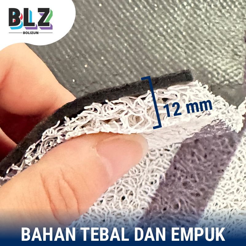 Bolizun Keset Karpet PVC Mie Bihun Pola pencetakan motif abstrak50X120cm