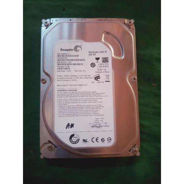 Hardisk PC 250GB Bekas