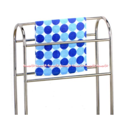 Stora Hanging Towel Jemuran Handuk Cw2405-01 Silver Jemuran Handuk Indoor Jemuran Besi Ringan Didalam Rumah Warna Abu Abu