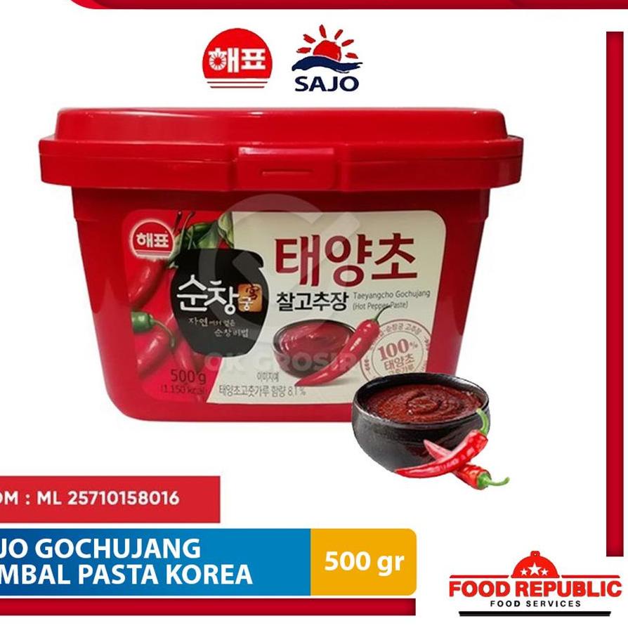 

COD | TD4 | Sajo Gochujang / Sambal Pasta Korea/ Hot Pepper Paste- 500gr Best Sell