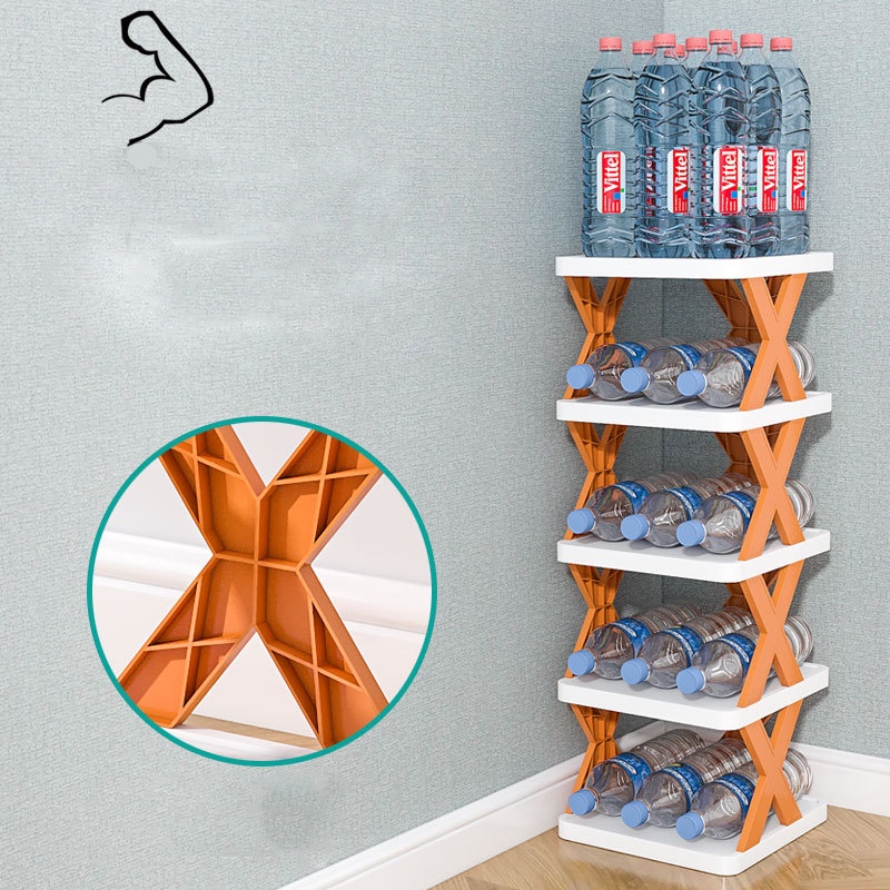 TARA 3 LAYER & MAX 5 LAYER / Rak Sepatu Plastic 3 Susun & 5 susun Rak Sepatu Model Silang X Rak Serb