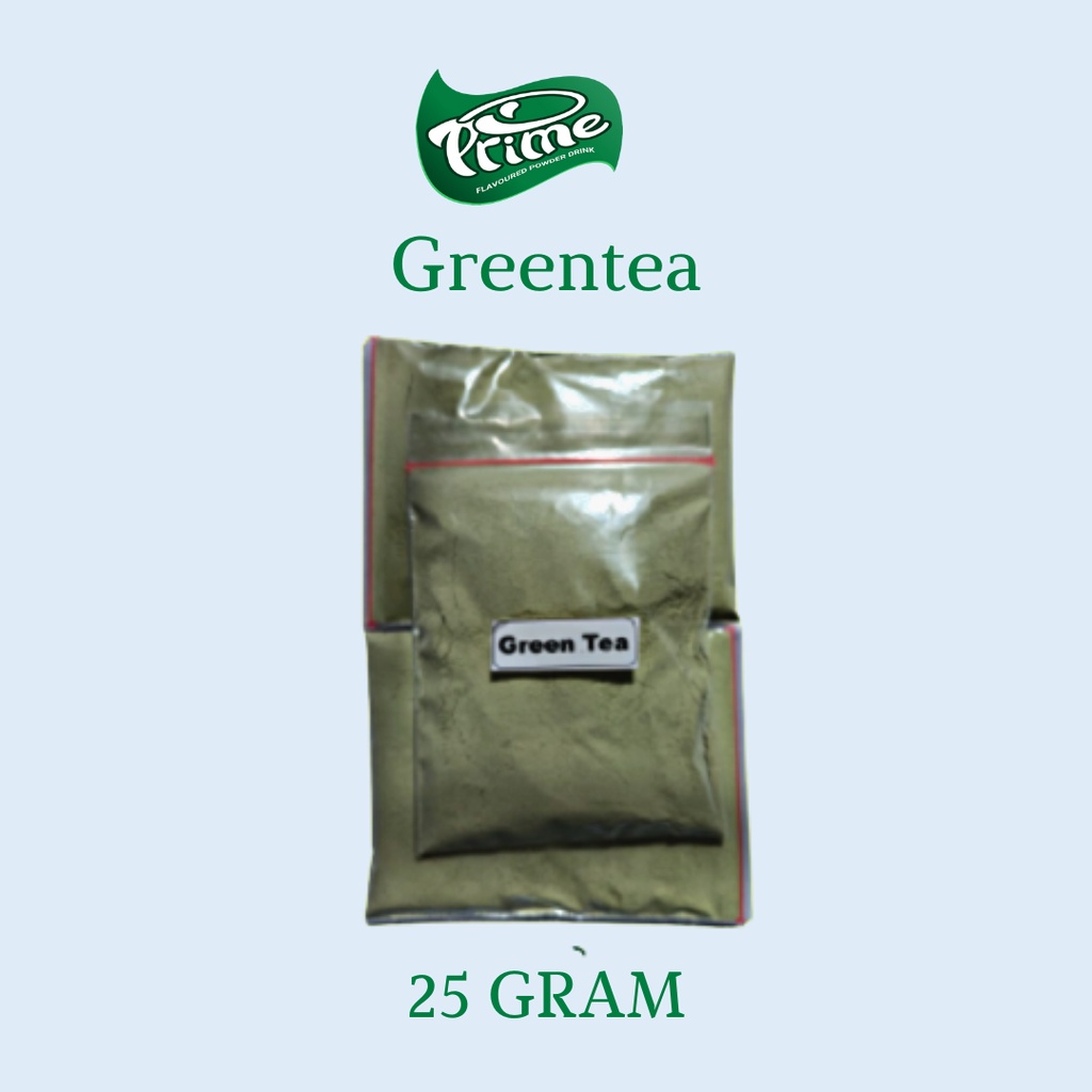 

Bubuk Minuman Kekinian GREENTEA Powder 25 gr - PRIME Bubble Drink