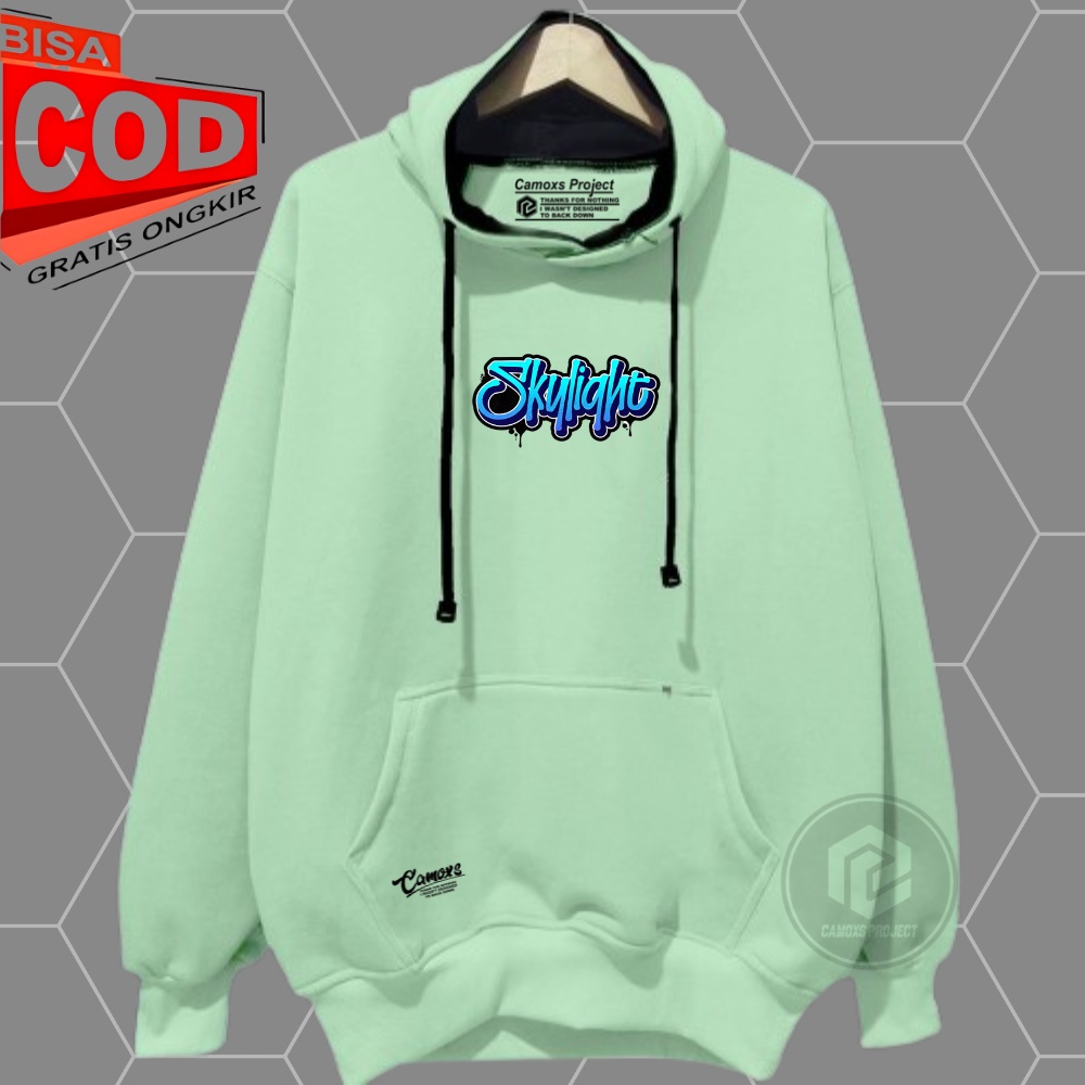 Hodie Pria Aesthetic Sweter Cowok Distro Hoodie Oversize Warna Mint Terbaru Hudie Sweater Terlaris Brand Camoxs Project Suiter Hudi Premium Unisex M-XXL