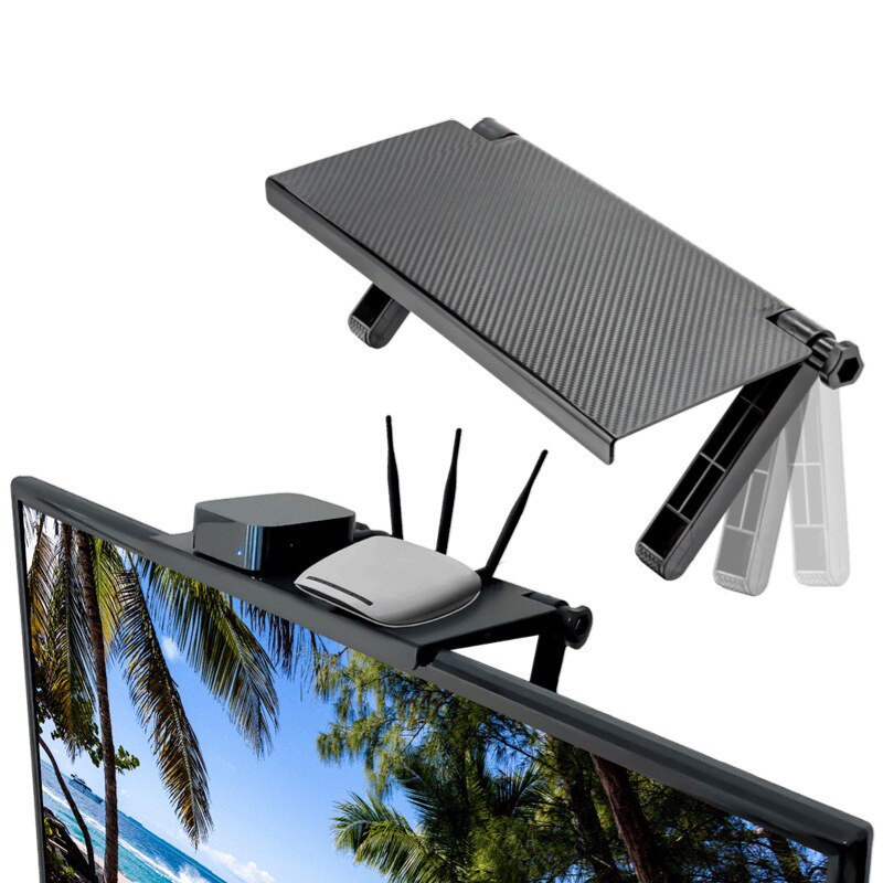 Rak Monitor TV Top Rak Monitor Atas Layar TV Multifungsi Shelf Display Screen