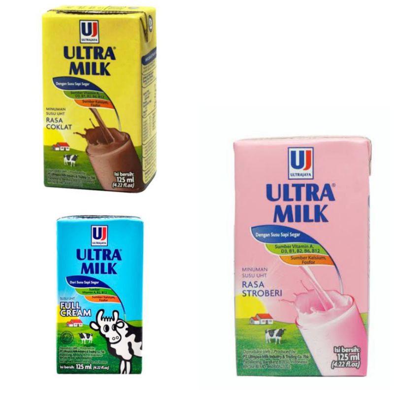 

Susu UHT Ultra 125ml