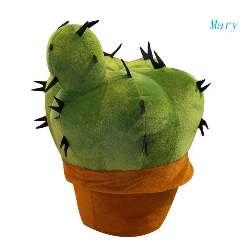 Mainan Tanaman Kaktus Mary Cured Dengan Hadiah Natal Terbaik Merah Untuk Gadis Lucu