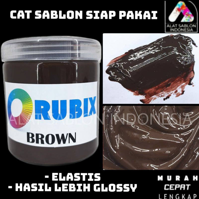 

CAT SABLON PASTA GL RUBBER WATER BASED CAT AKRILIK BROWN 500GR