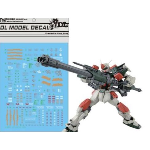 Water Decal Mg Buster Gundam Dl Model