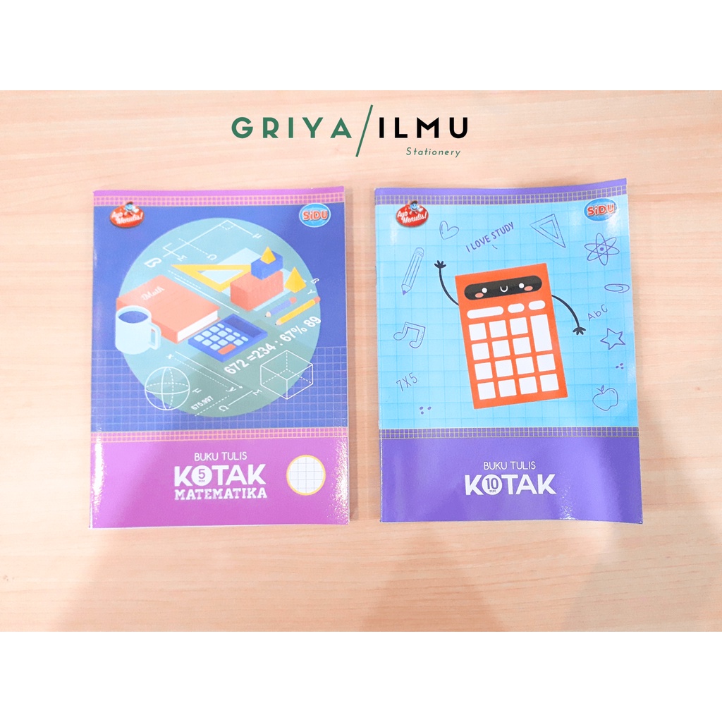 

Buku Tulis Kotak Matematika/Buku Strimin A5 SIDU 38 Lembar (001018)/(001025)