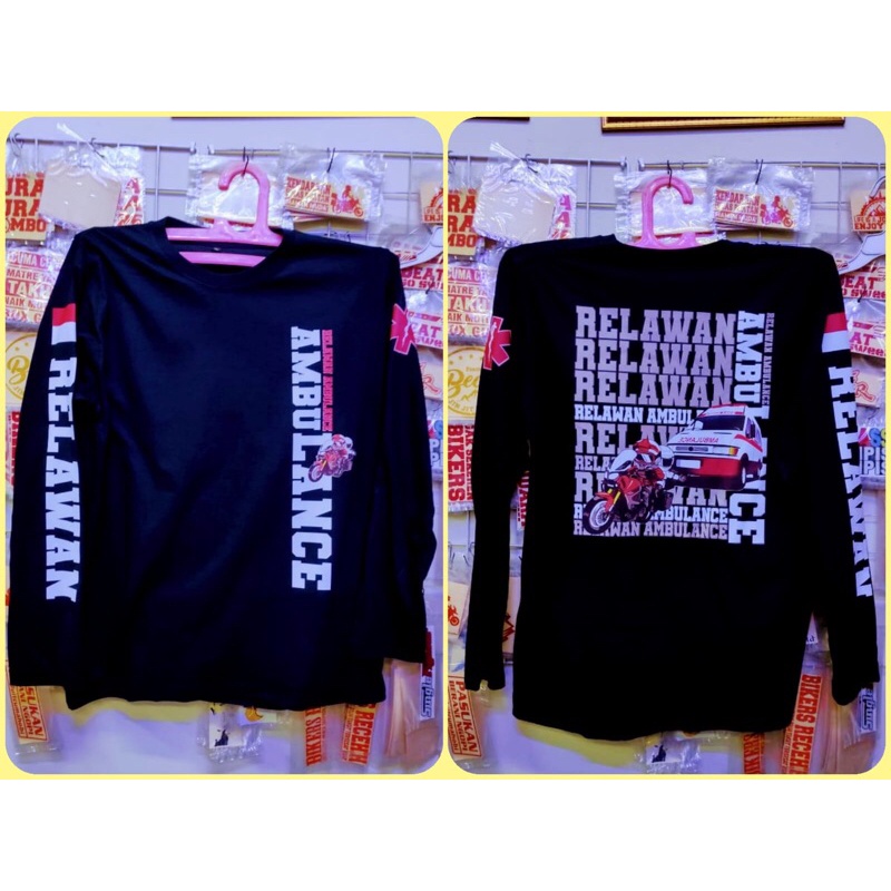 kaos bikers relawan ambulance