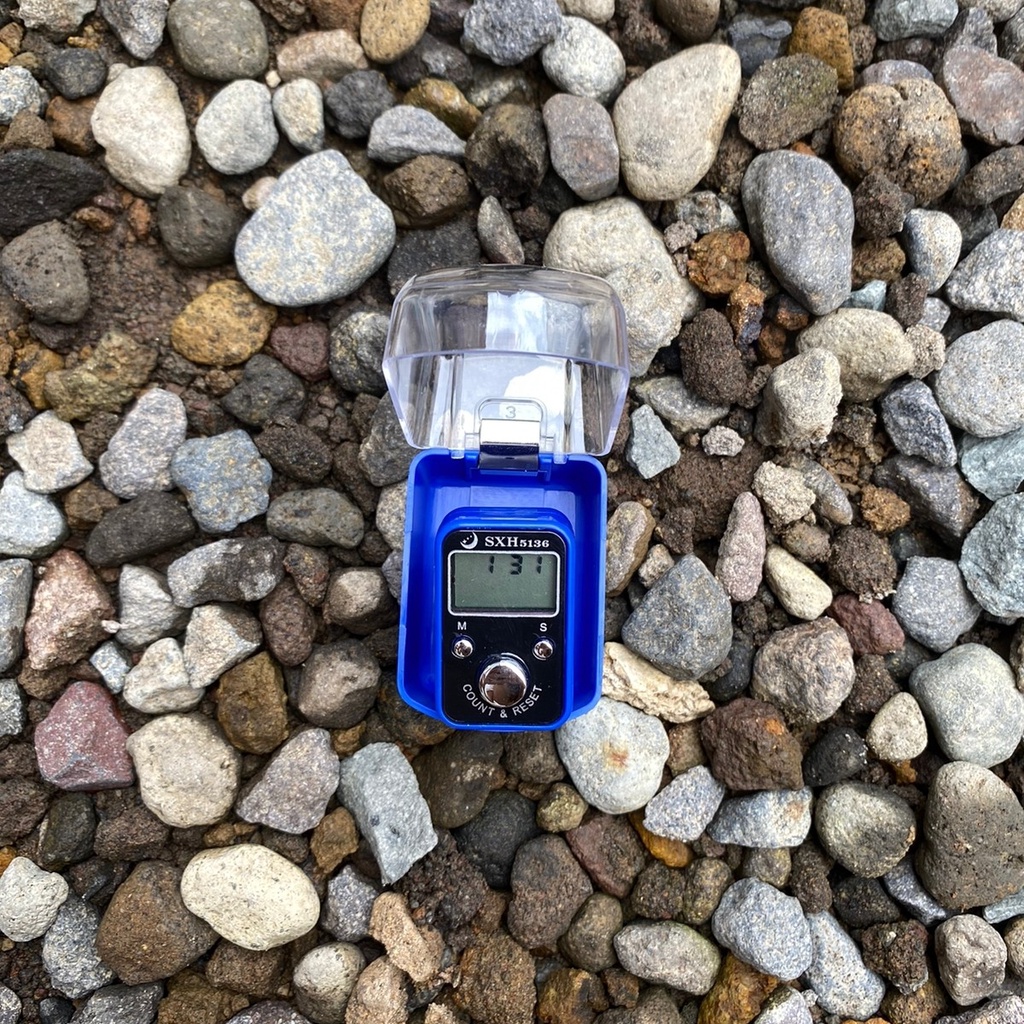 [BISA COD] SXH5136 Tasbih Digital Tanggal + Jam Tasbih Mini Elektrik Dapat Box Kaca