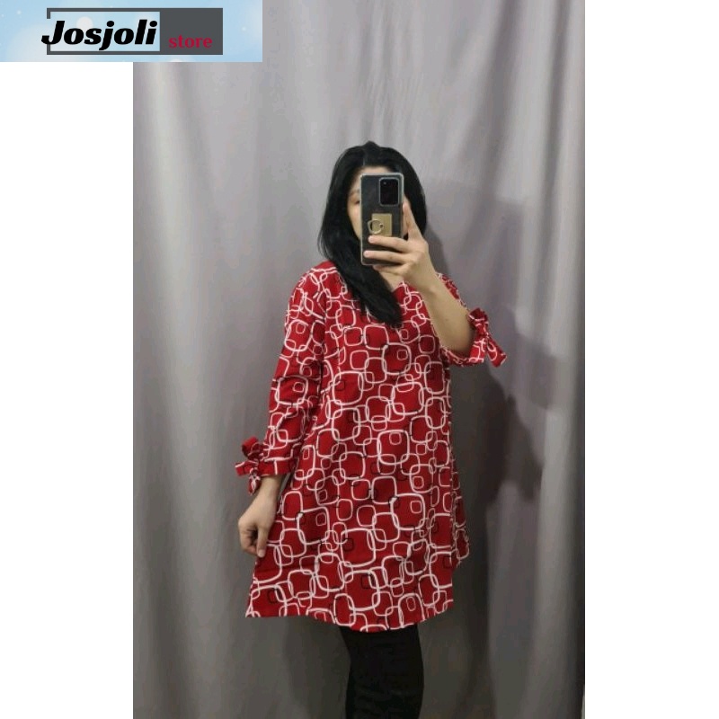 JOSJOLI_STORE/Sale Atasan Wanita/Baju Blouse Wanita/Baju Santai Kekinian/Realpict