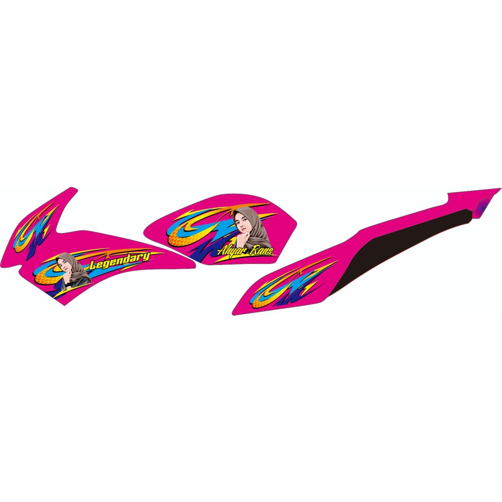 striping vijar striping vixion tangki universal  striping vijar siluman