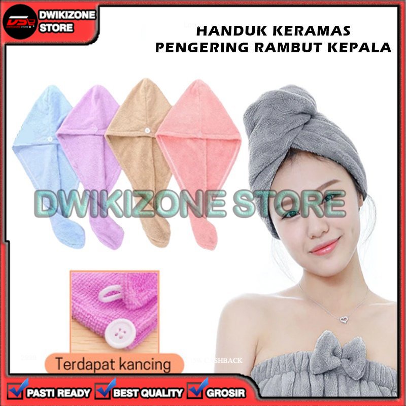 [GROSIR] HANDUK KERAMAS MIKROFIBER MICROFIBRE PENGERING RAMBUT HAIR DRYING TOWEL