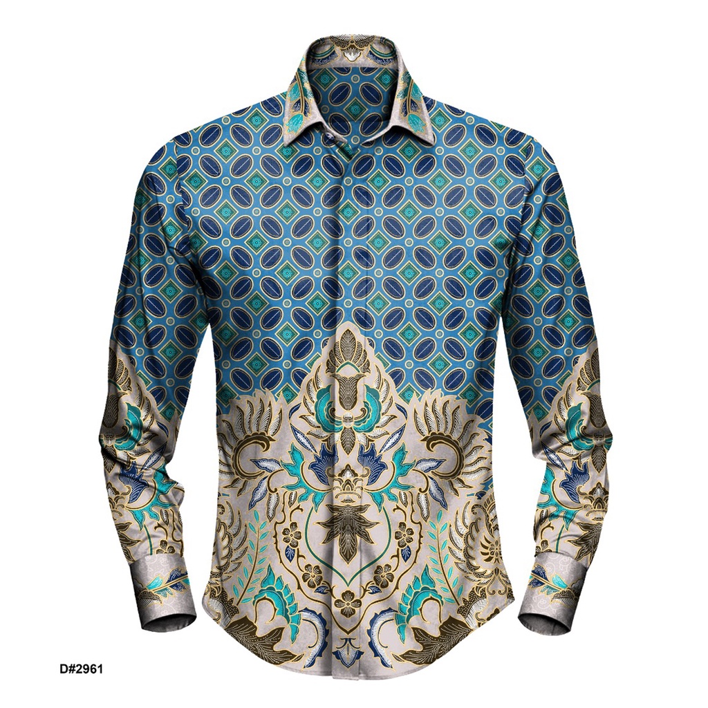 Kain Batik Tulis / Kemeja Batik Tulis / Pola Baju Batik - 2961