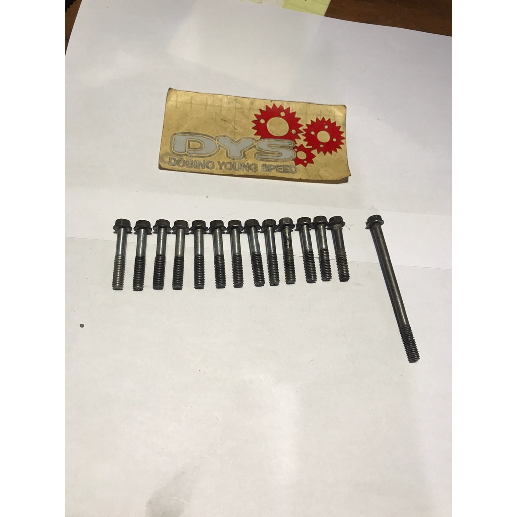 Baut kepala T8 bak CVT Honda beat karburator lama