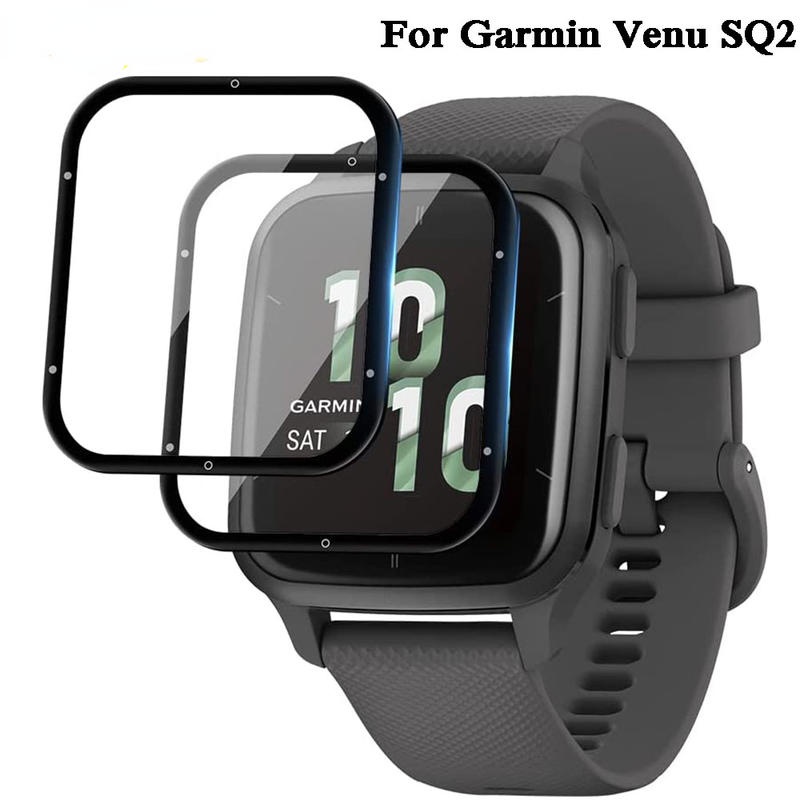 Hd Film Bening Untuk Garmin VENU 2 2S SQ SQ2 Music SmartWatch Pelindung Cover Guard 3D Full Coverage Pelindung Layar Film Anti Gores Untuk Garmin Vivoactive 4 4 S 3musik