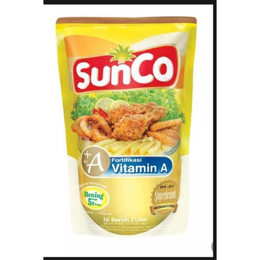 

sunco minyak goreng sawit 2L