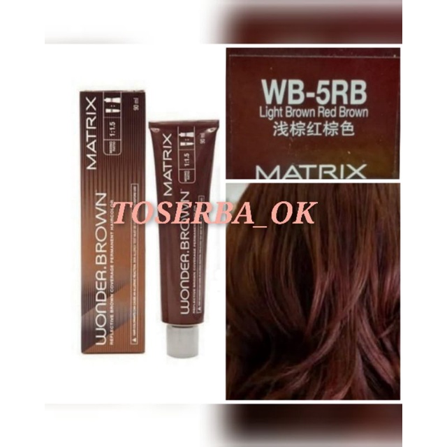 MATRIX WONDER BROWN LIGHT BROWN RED BROWN / WB-5RB 90ML