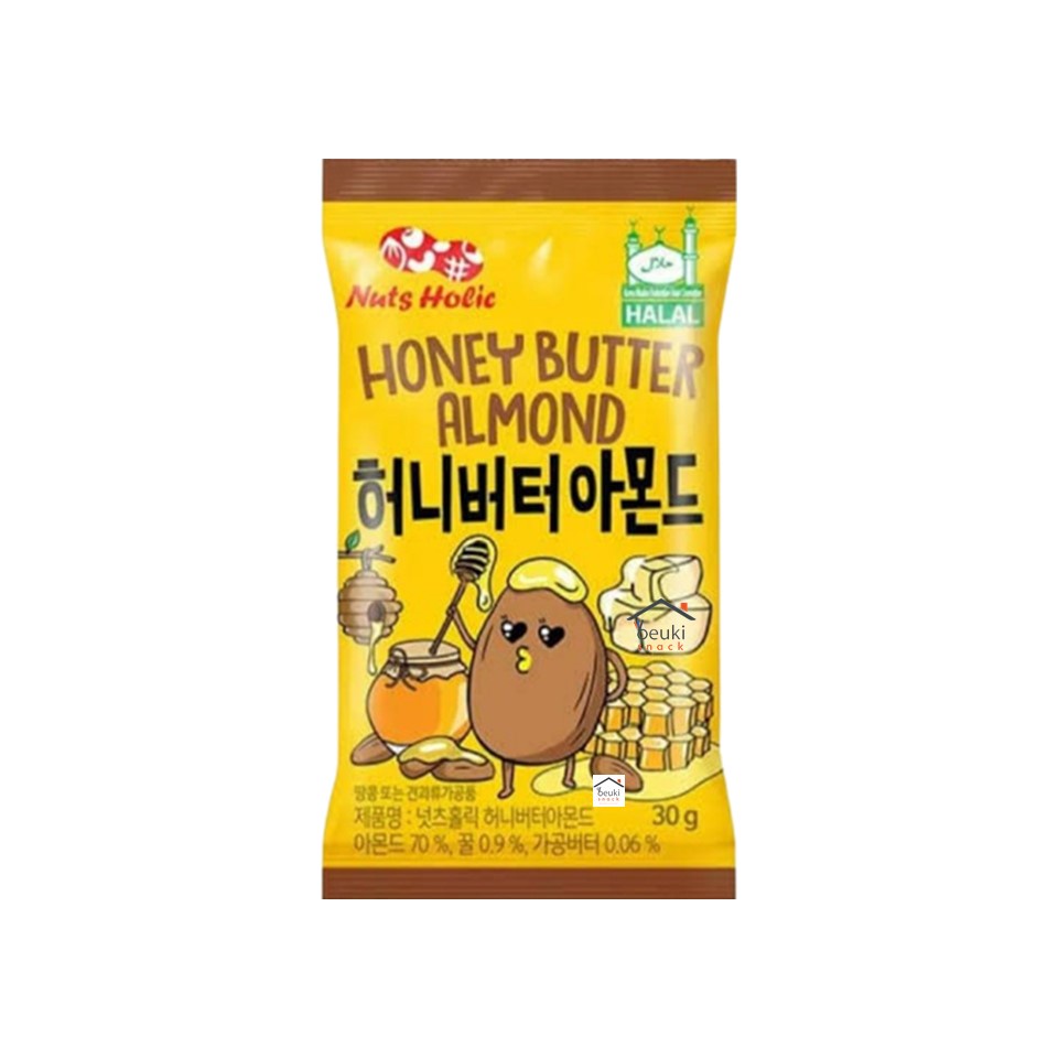 

Nuts Holic Honey Butter Almond Kacang Impor dari Korea