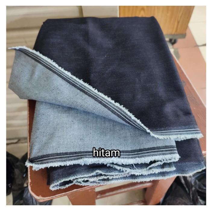 Kain Levis Jeans Meteran Import / Bahan Levis Denim Navy 060